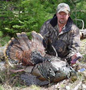 Stephan with a turkey!